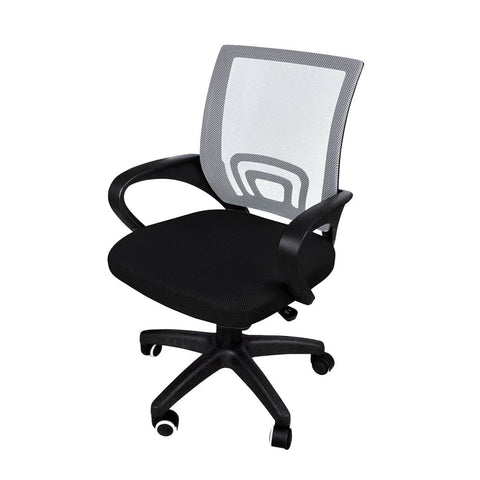 Minimalist 2x Office Chair Gaming Computer Grey  Comfortable Design