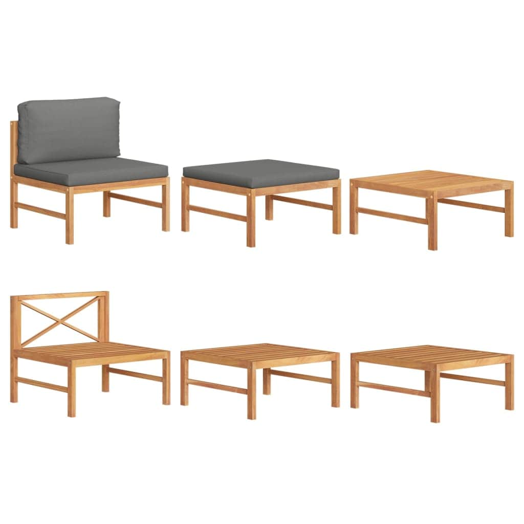 Minimalist 3 Piece Garden Lounge Set Garden Gathering Patio Relax