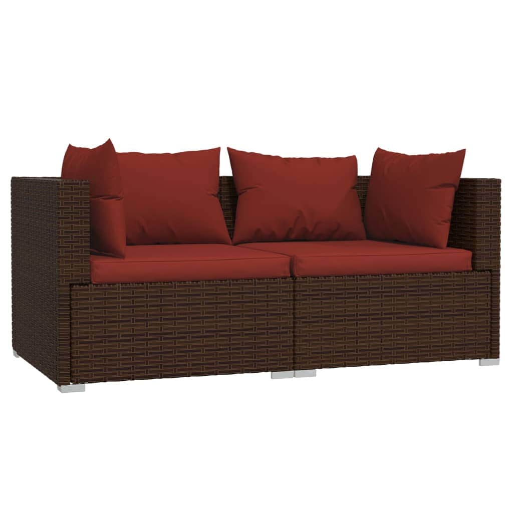Minimalist 3 Piece Garden Lounge Set Relaxing Seating Summer