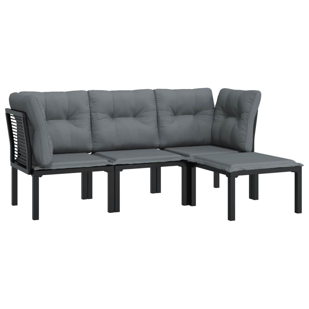 Minimalist 4 Piece Garden Lounge Set Daily Living Essential Essentials