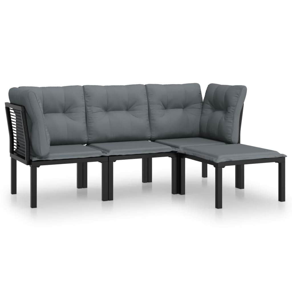 Minimalist 4 Piece Garden Lounge Set Daily Living Essential Essentials