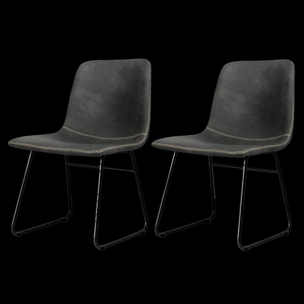 Minimalist 4x Dining Chairs Kitchen Table  Wood Finish Classic