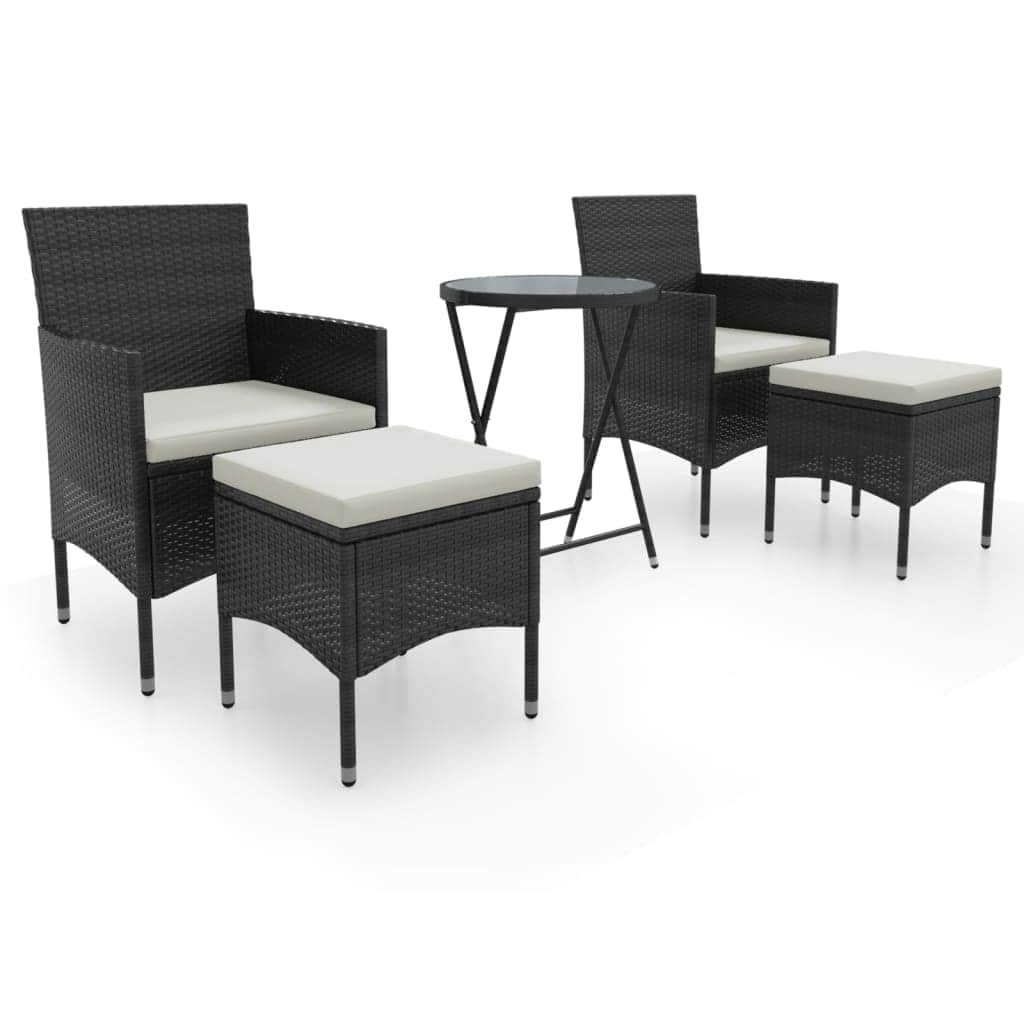 Minimalist 5 Piece Garden Bistro Set Living Space Upgrade Boho