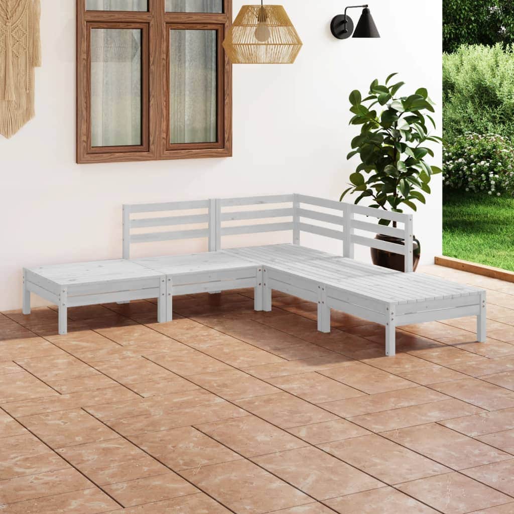 Minimalist 5 Piece Garden Lounge Set Home Decor Accent Boho