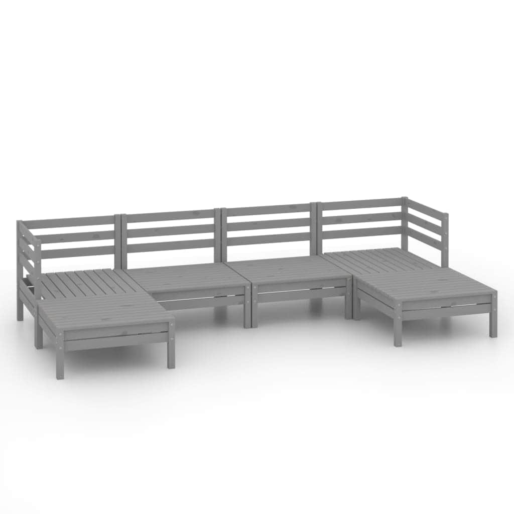 Minimalist 6 Piece Garden Lounge Set Home Decor Accent Garden Leisure
