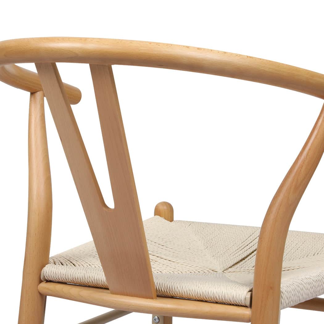 Minimalist 6x Dining Chairs Wooden Hans  Adjustable Height Classic