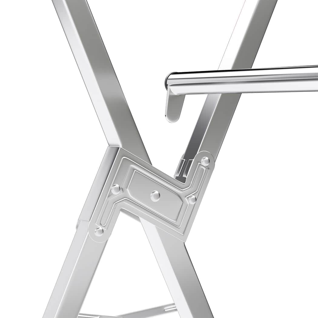 Minimalist Adjustable Clothes Drying Airer Foldable 150-200cm