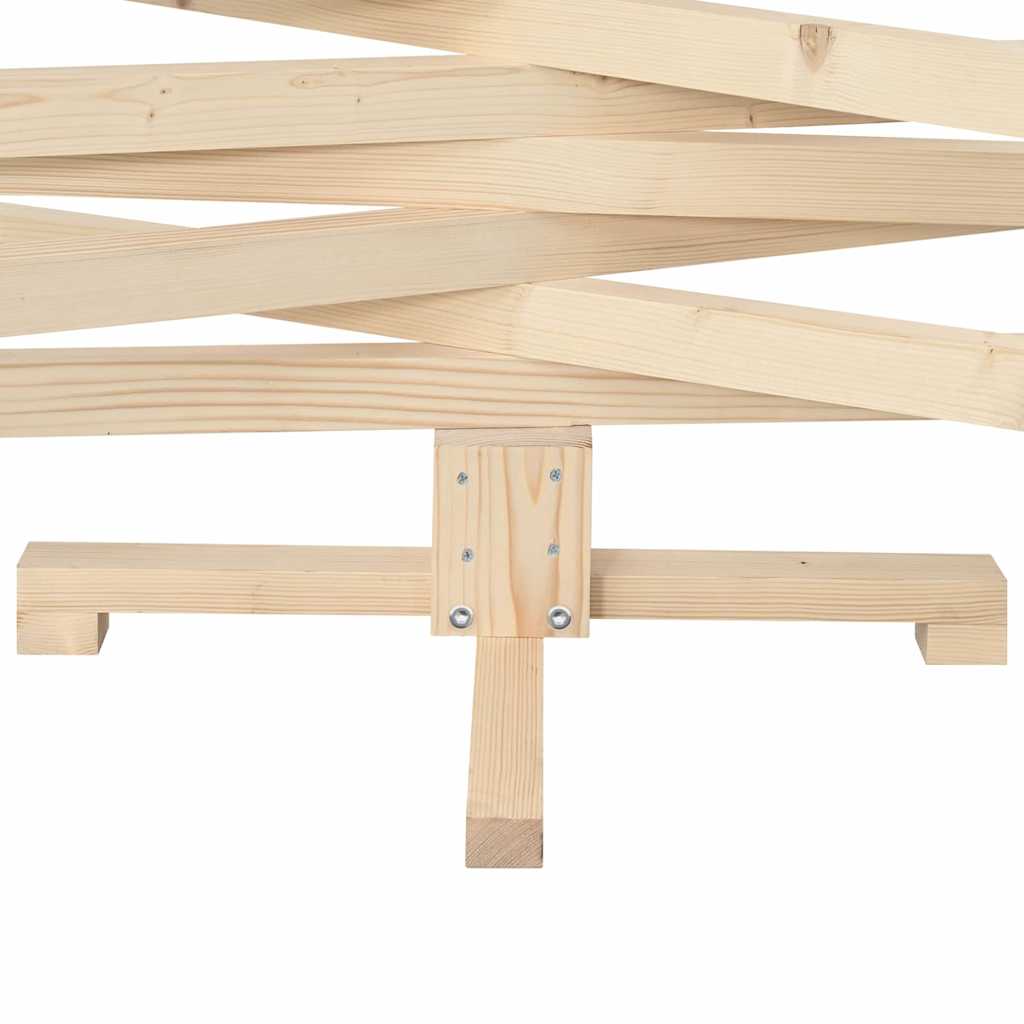 Minimalist Christmas Trees with Stand Natural 180cm Solid pine wood - Home