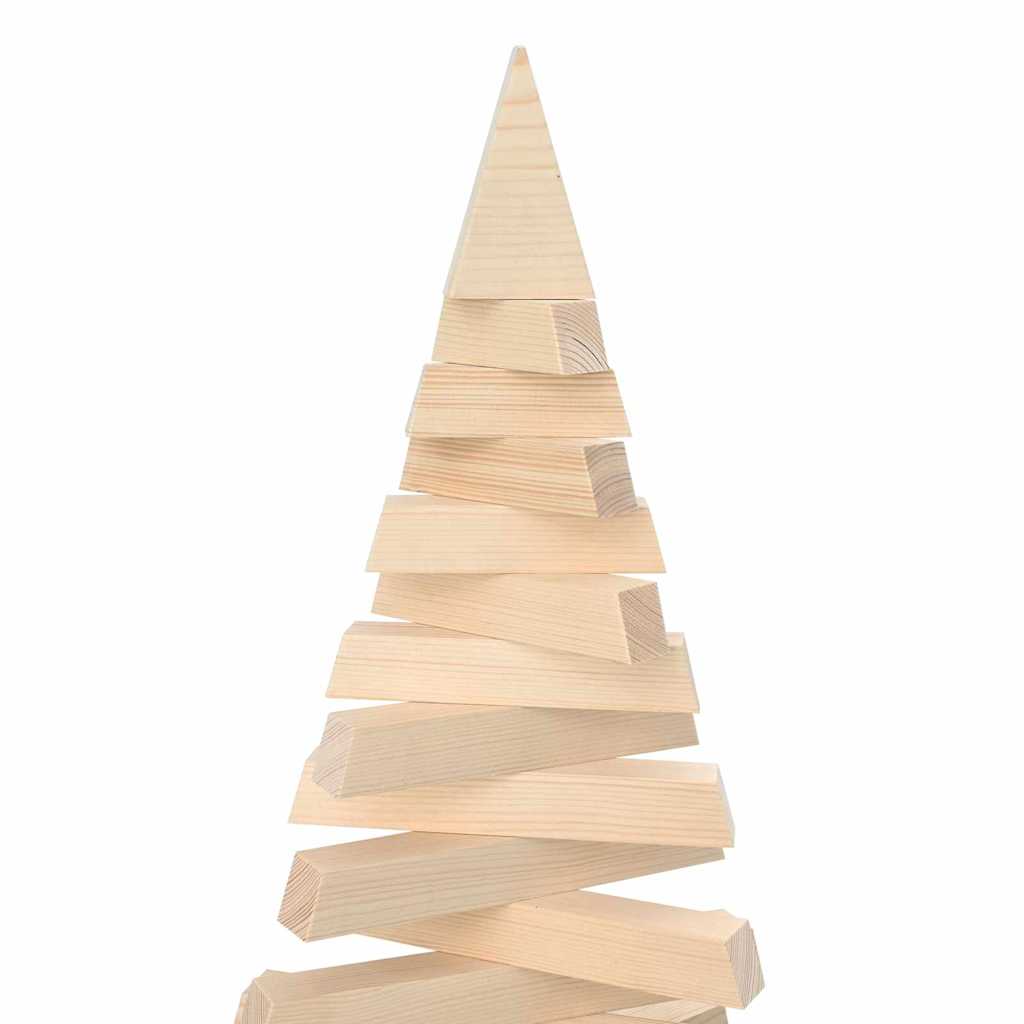 Minimalist Christmas Trees with Stand Natural 180cm Solid pine wood - Home