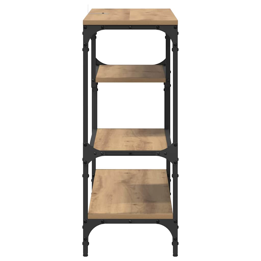 Minimalist Console Table Artisan oak Engineered wood - Comfortable