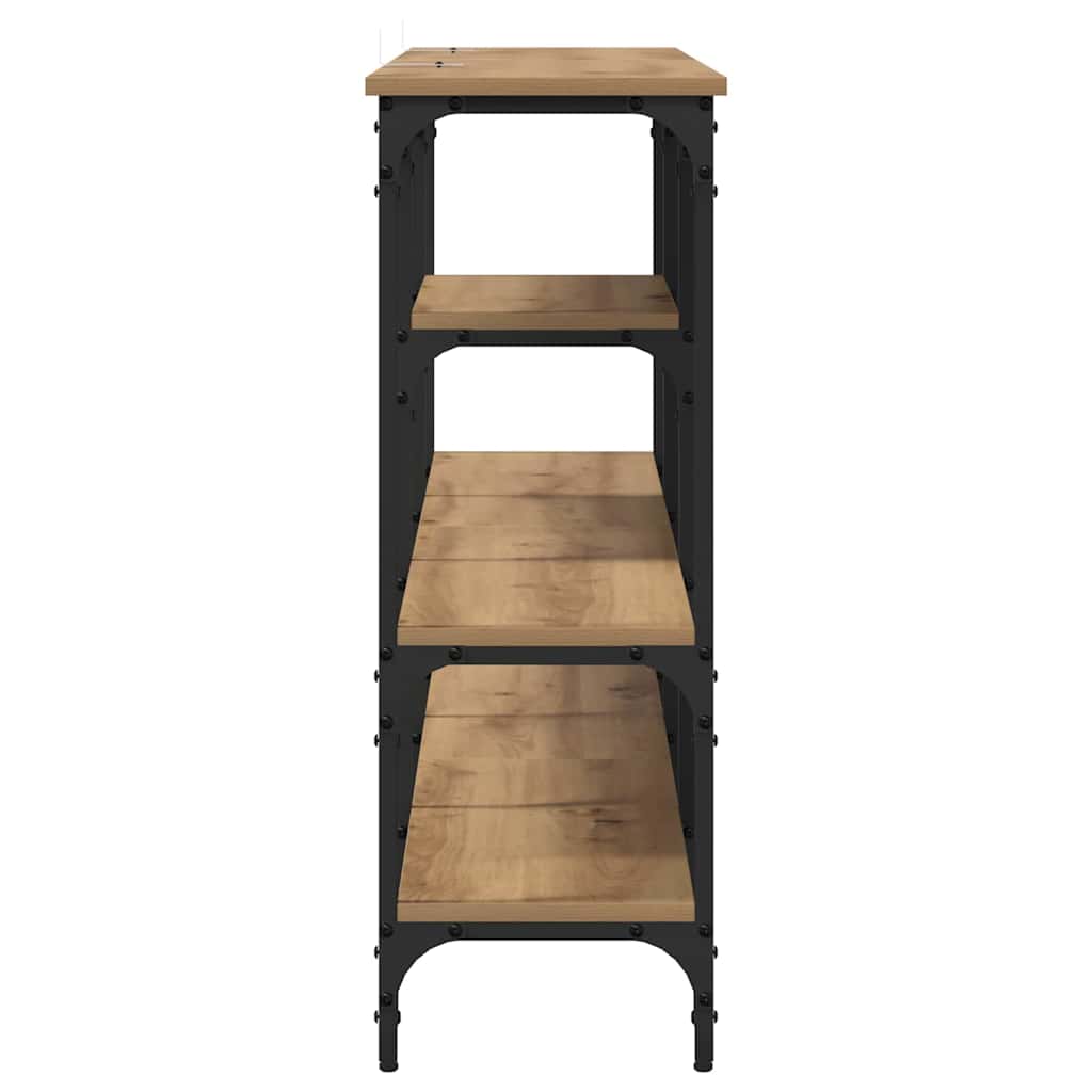 Minimalist Console Table Artisan oak Engineered wood - High Quality