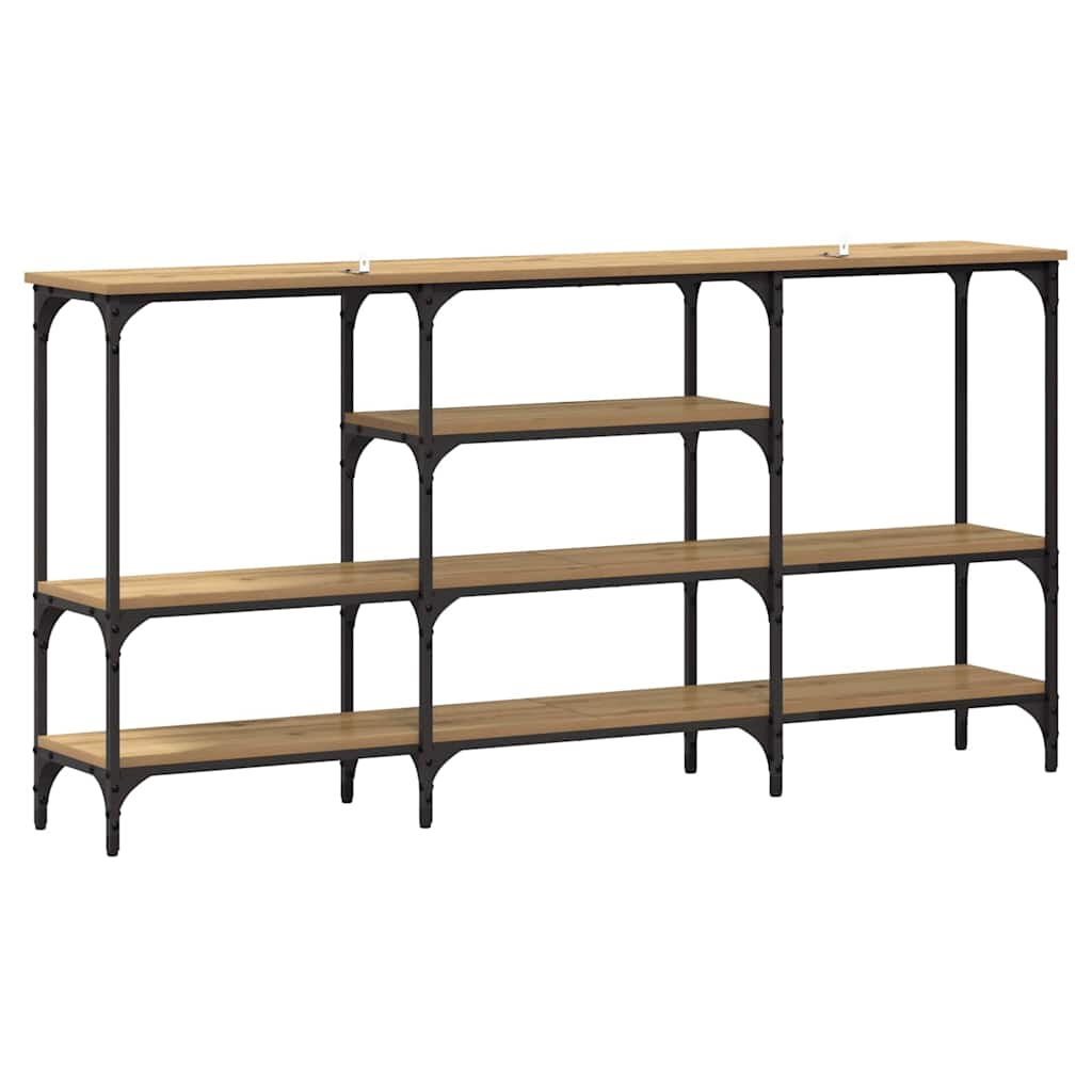 Minimalist Console Table Artisan oak Engineered wood - High Quality