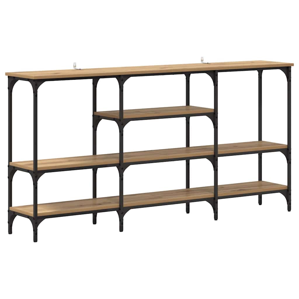 Minimalist Console Table Artisan oak Engineered wood - High Quality