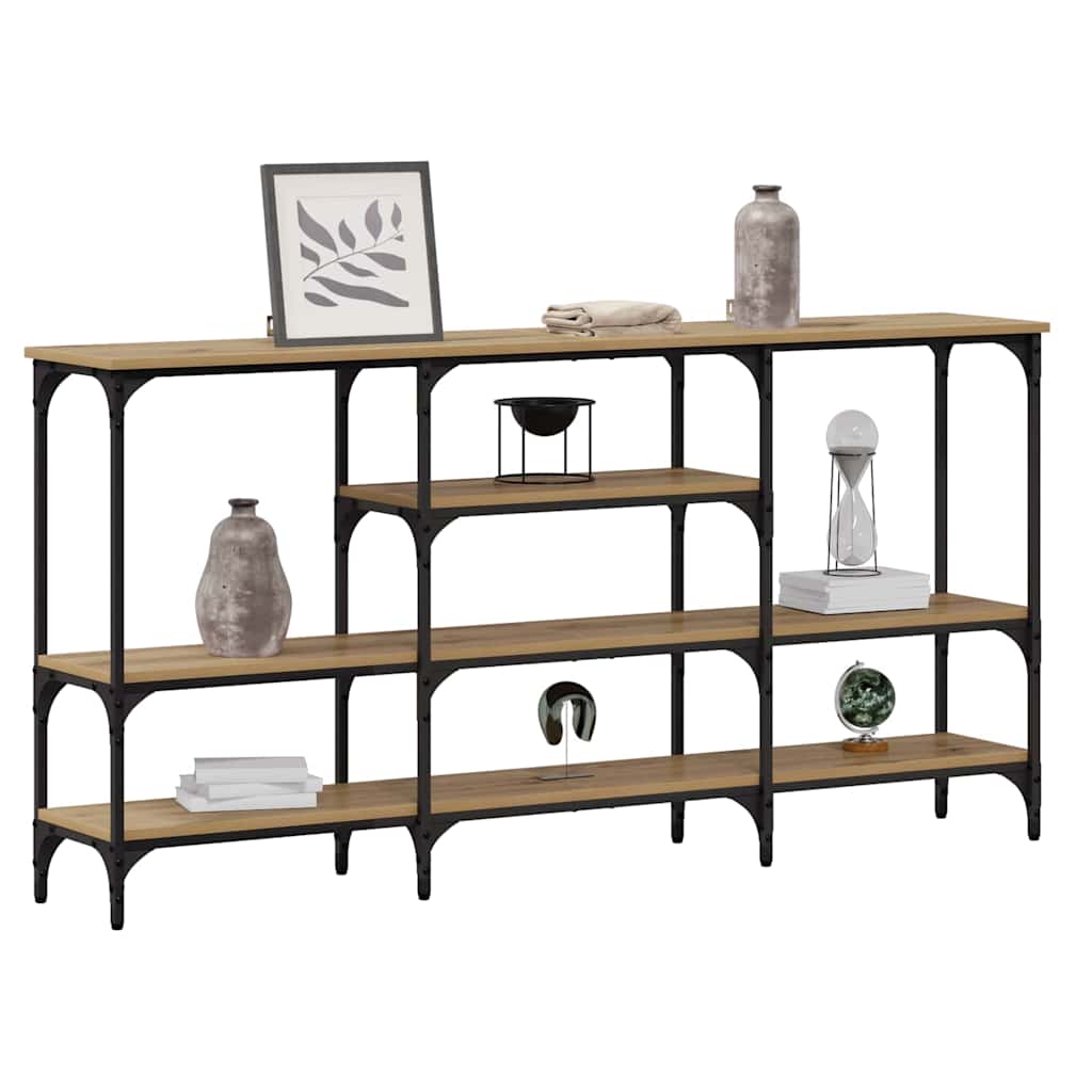 Minimalist Console Table Artisan oak Engineered wood - High Quality