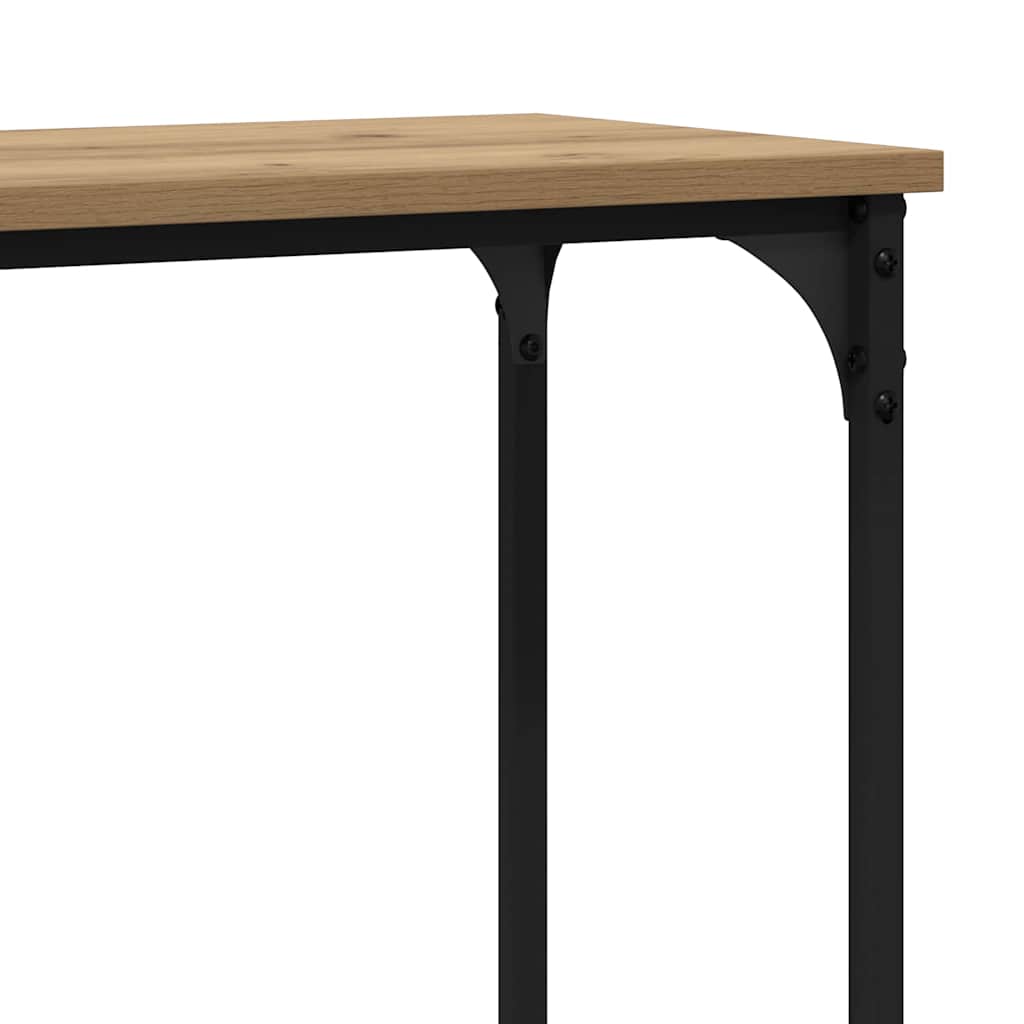Minimalist Console Table Artisan oak Engineered wood - High Quality