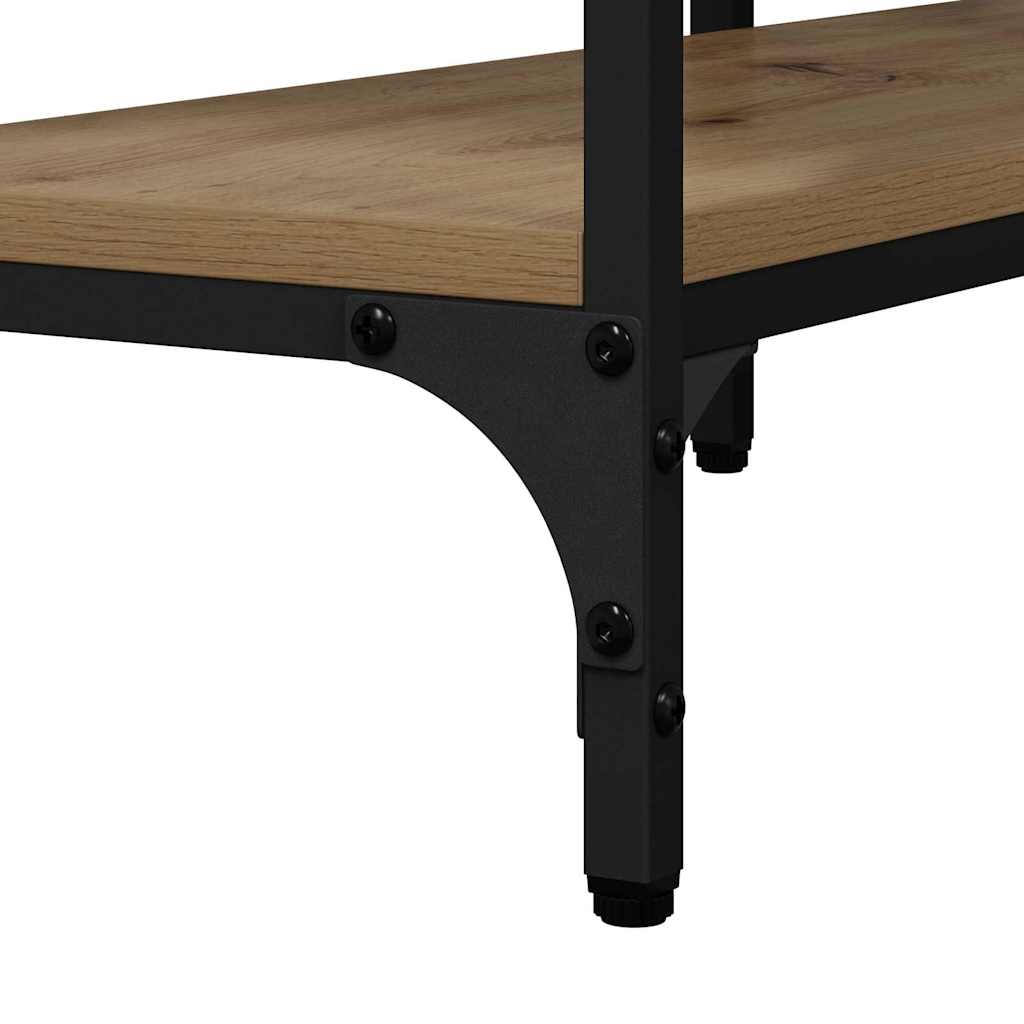 Minimalist Console Table Artisan oak Engineered wood - High Quality