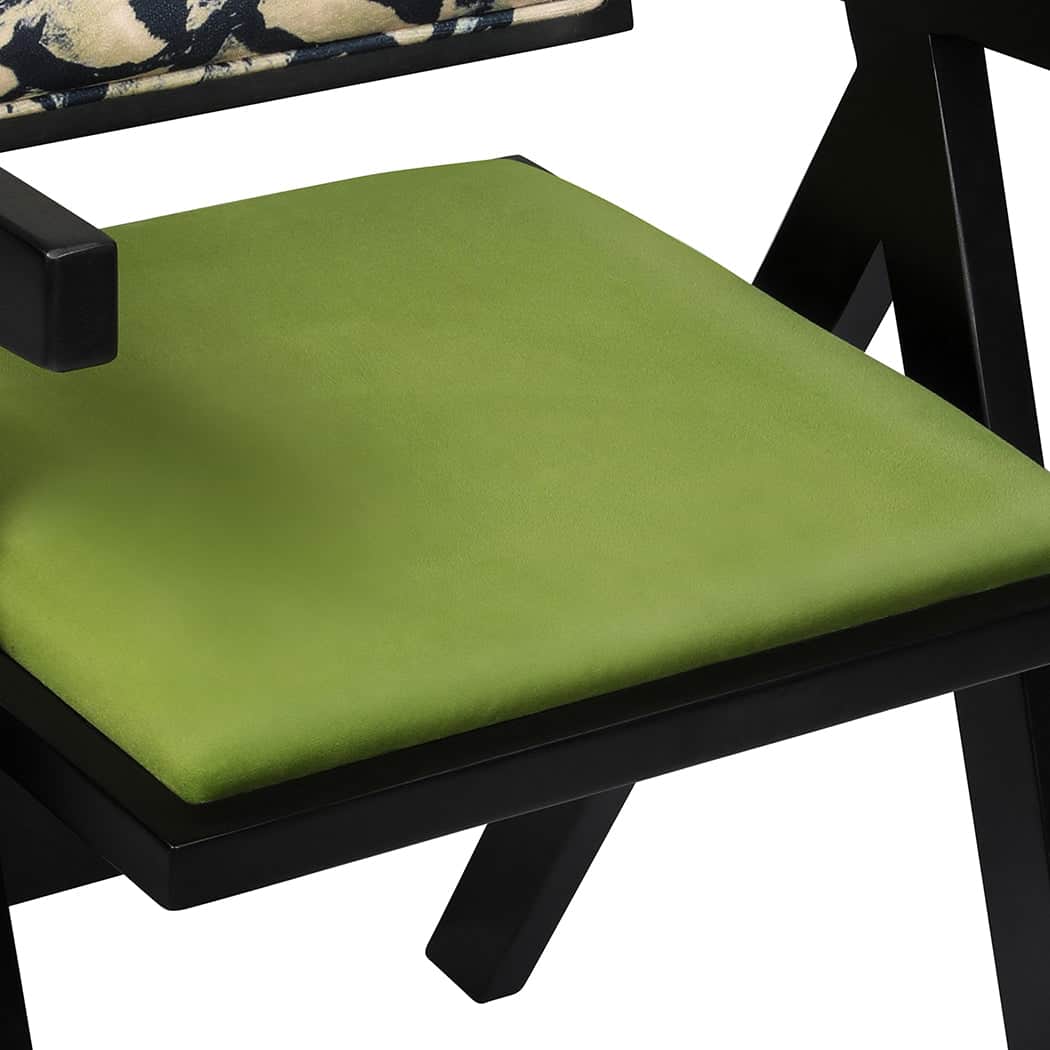 Minimalist Dining Chair Retro Backrest Chair x4  Space-Saving Design