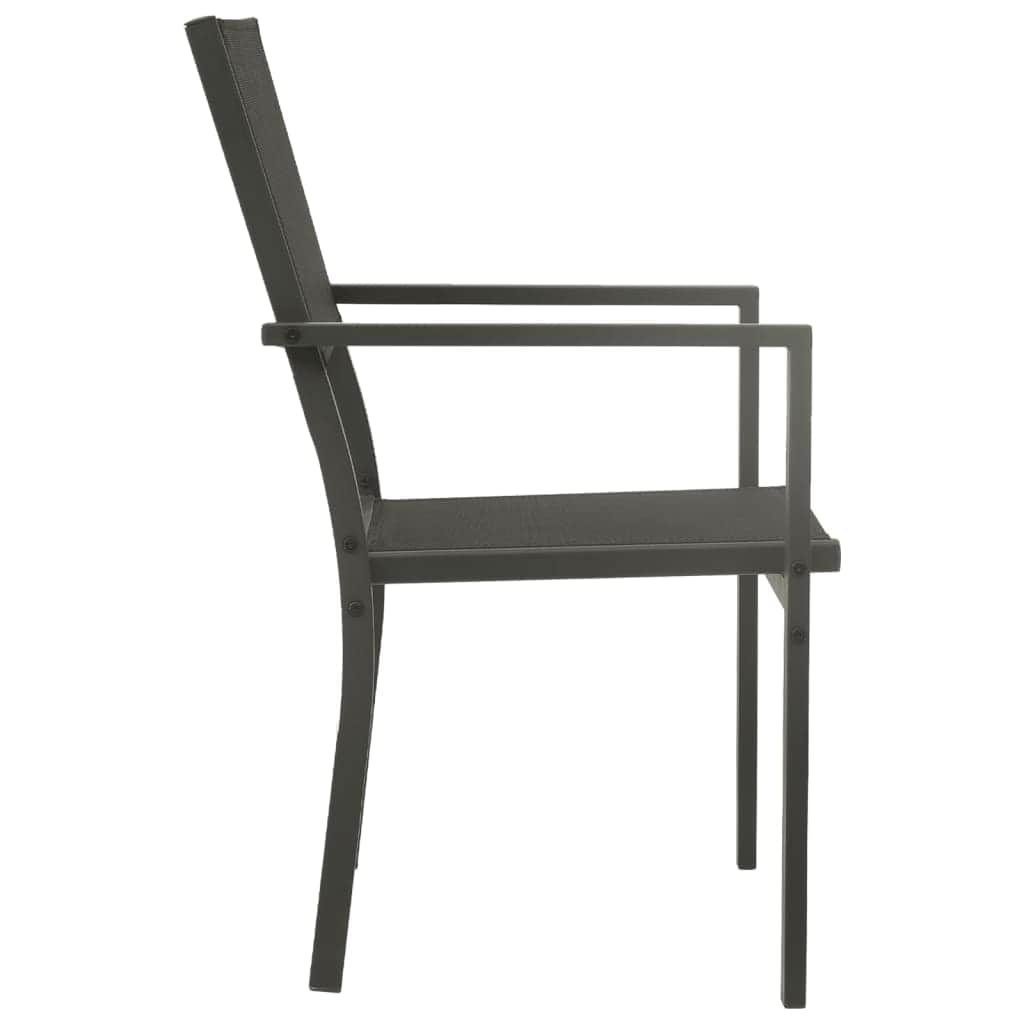 Minimalist Garden Chairs 4 pcs Textilene Daily Living Essential Modern Living