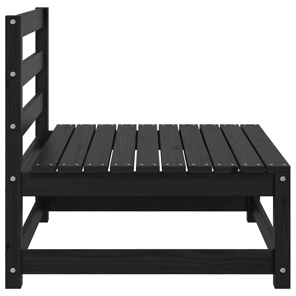 Minimalist Garden Middle Sofas with Anthracite Outdoor Retreat Evening