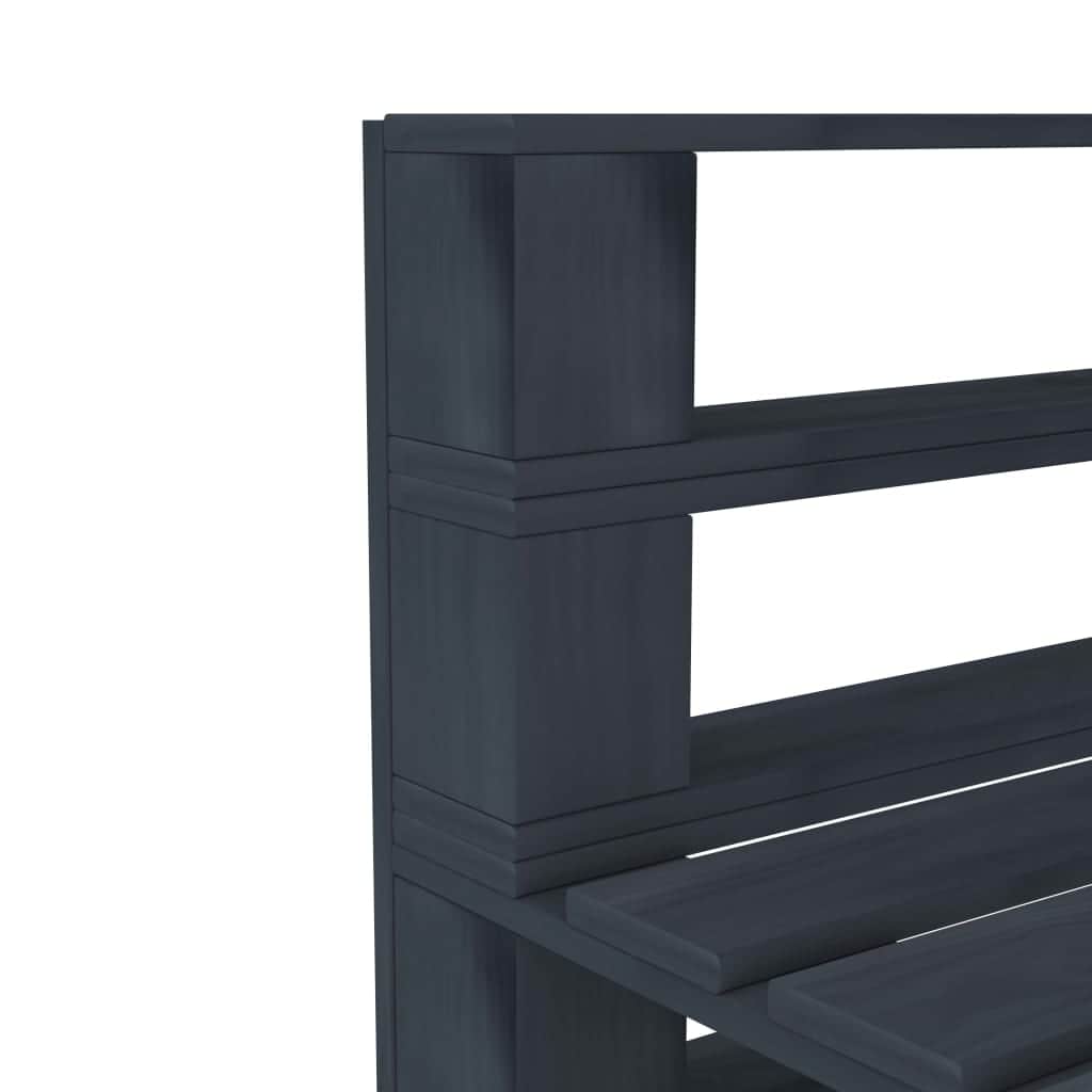 Minimalist Garden Pallet Sofa Grey 3 Relaxing Seating Modern Living