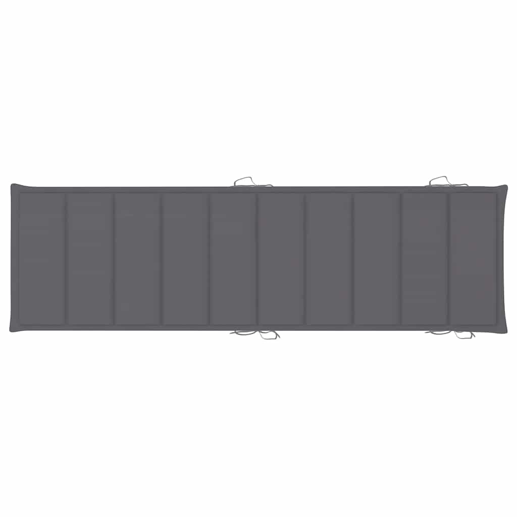 Minimalist Garden Sun Lounger with Cushion Relaxing Seating Summer