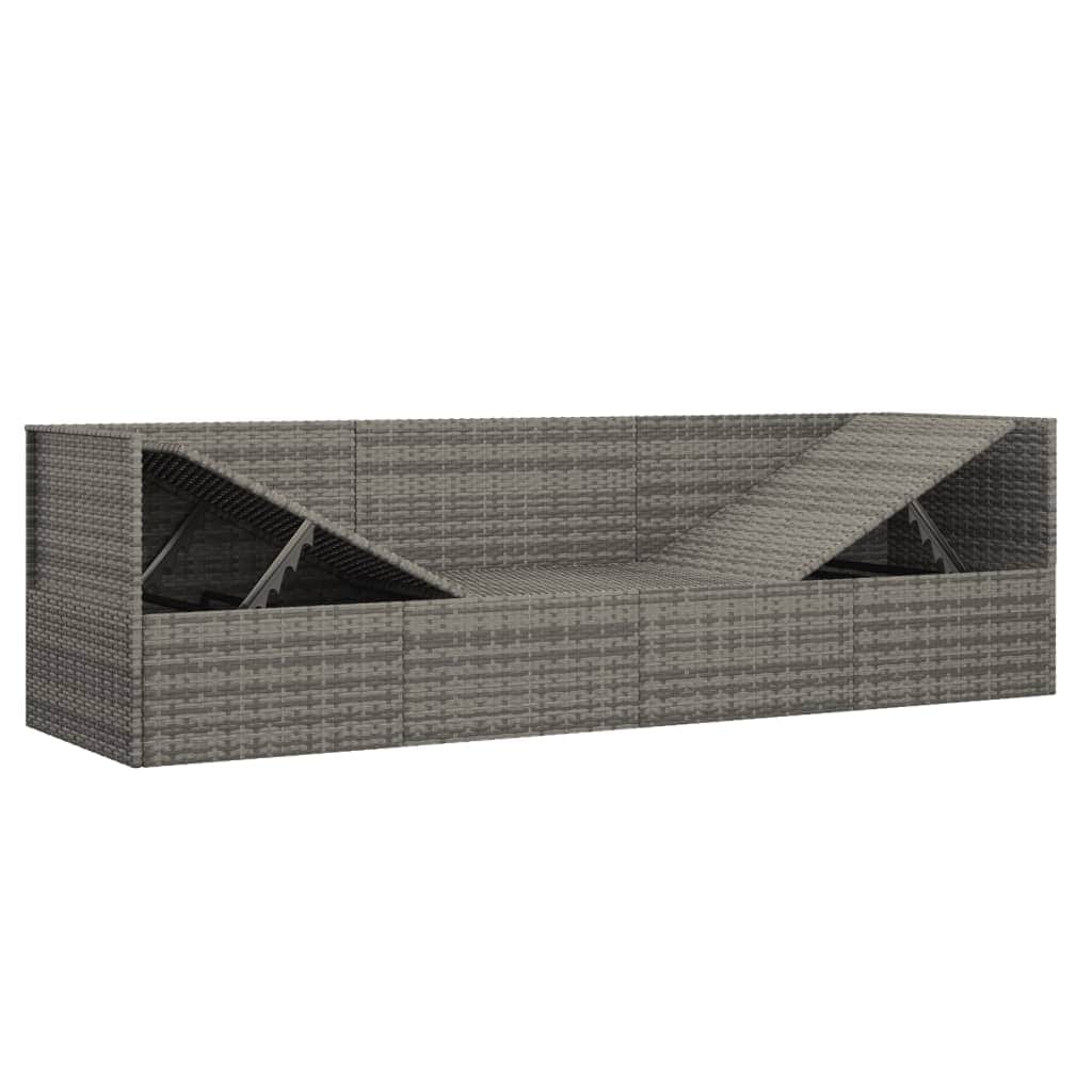 Minimalist Outdoor Lounge Bed with Cushions Relaxing Seating Essentials