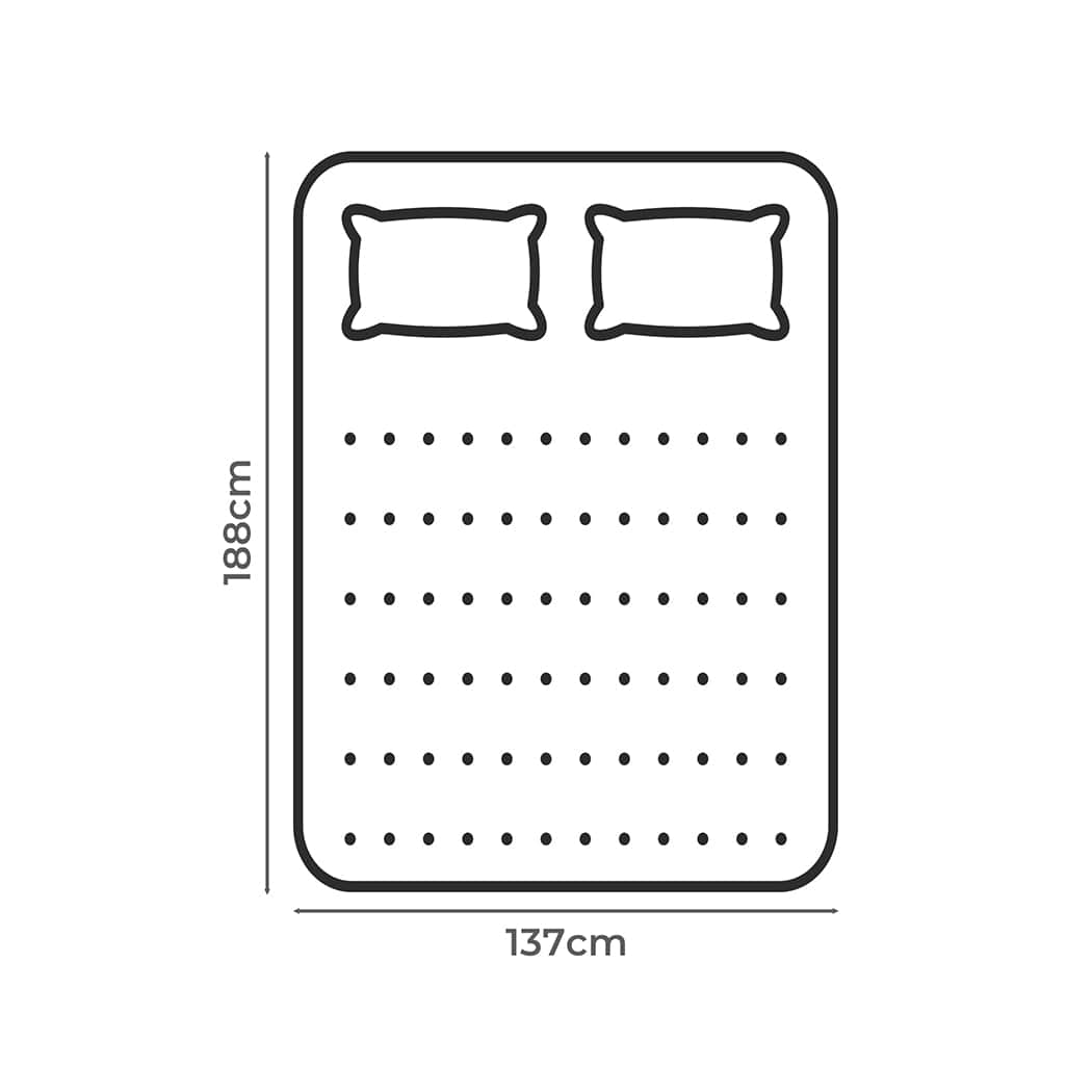 Minimalist Pillowtop Mattress Topper thickness 5cm  Space-Saving