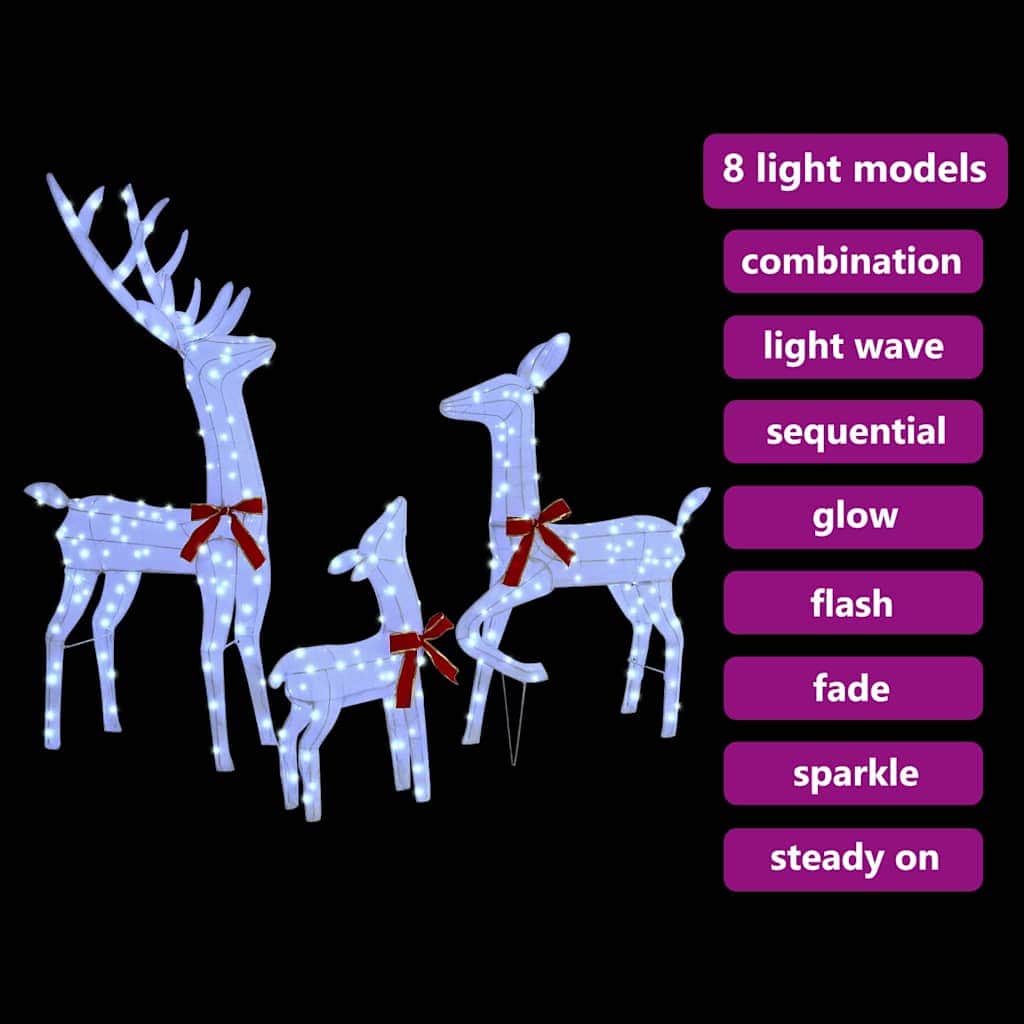 Minimalist Reindeer Family
