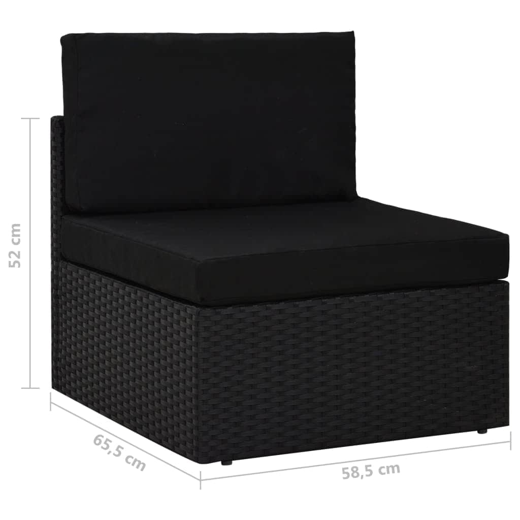 Minimalist Sectional Sofa 3 Seater Poly Garden Gathering Essentials