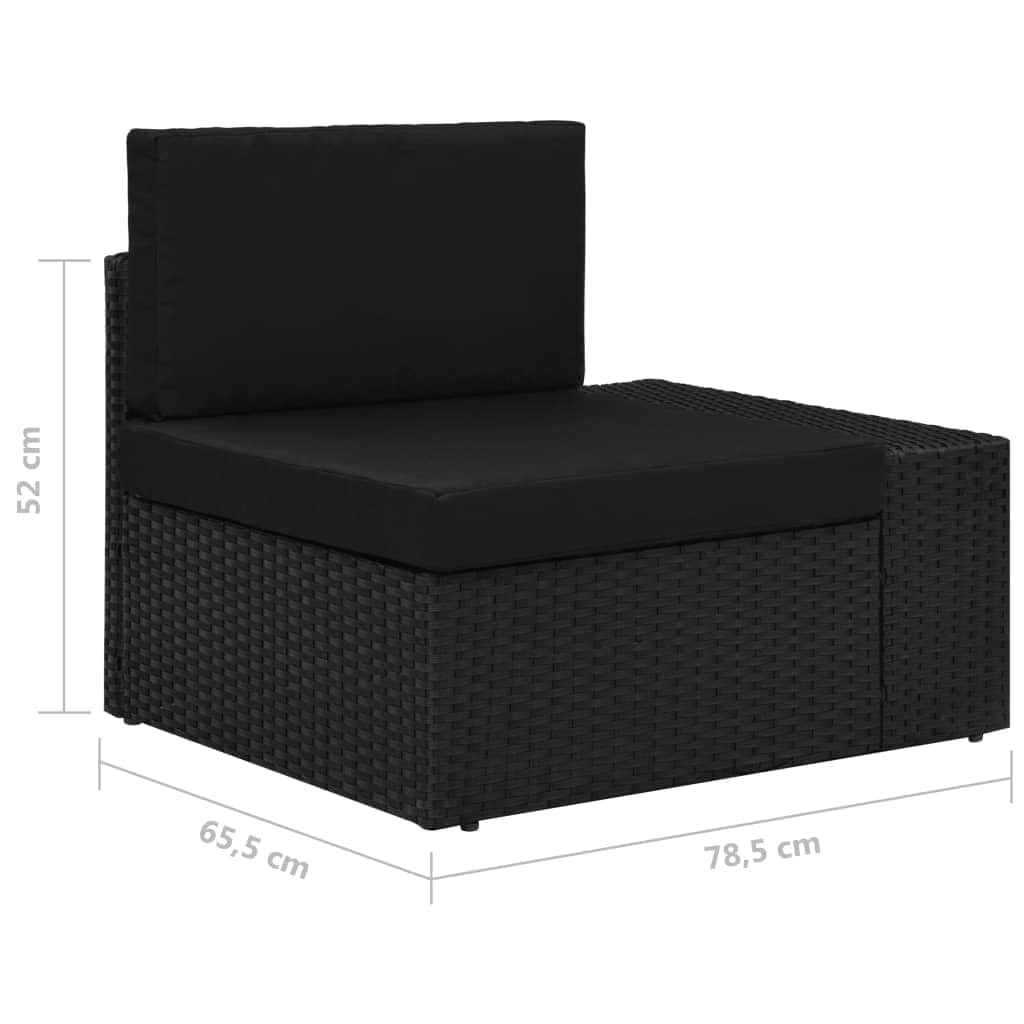 Minimalist Sectional Sofa 3 Seater Poly Garden Gathering Essentials