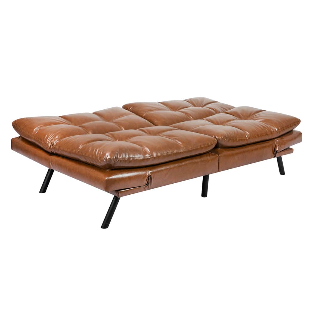 Minimalist Sofa Bed Futon Recliner Lounge  Sleek Modern Look