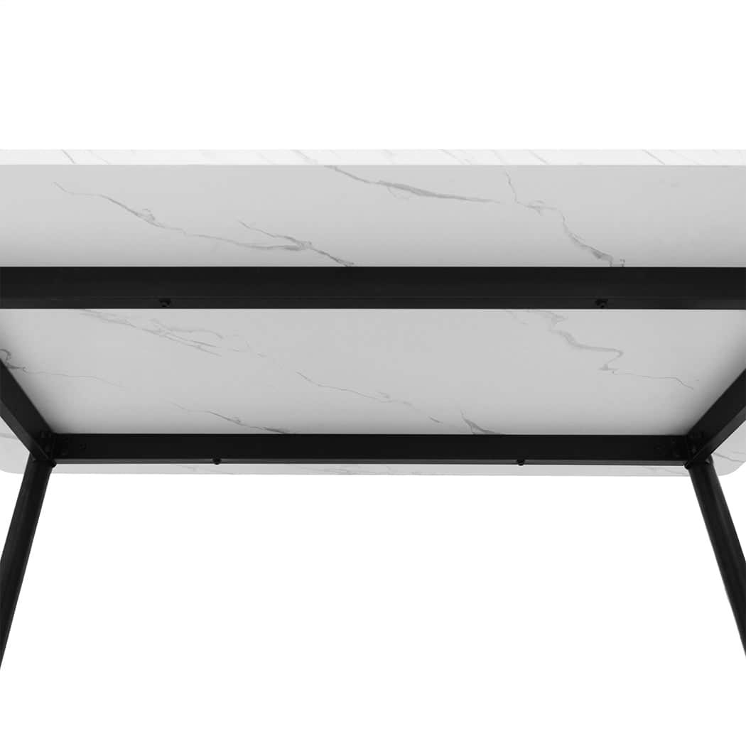 Minimalist Steel Dining Table 4-6 Seater 150cm  Premium Quality Build