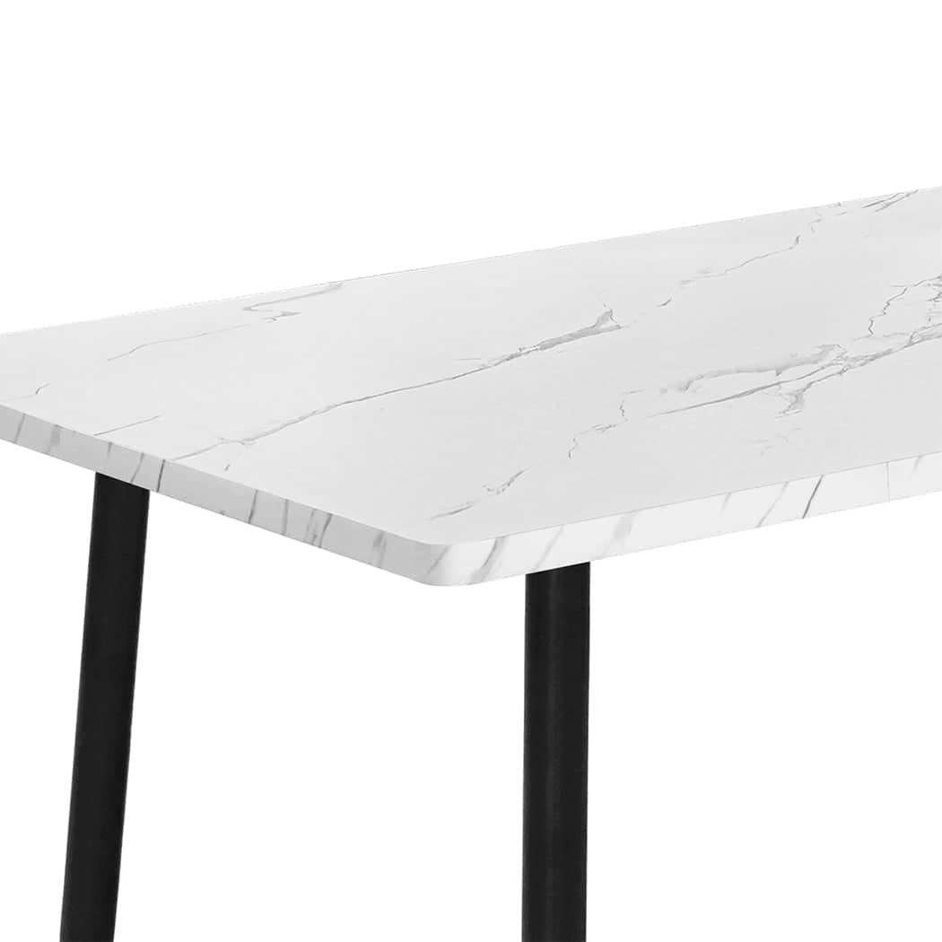 Minimalist Steel Dining Table 4-6 Seater 150cm  Premium Quality Build