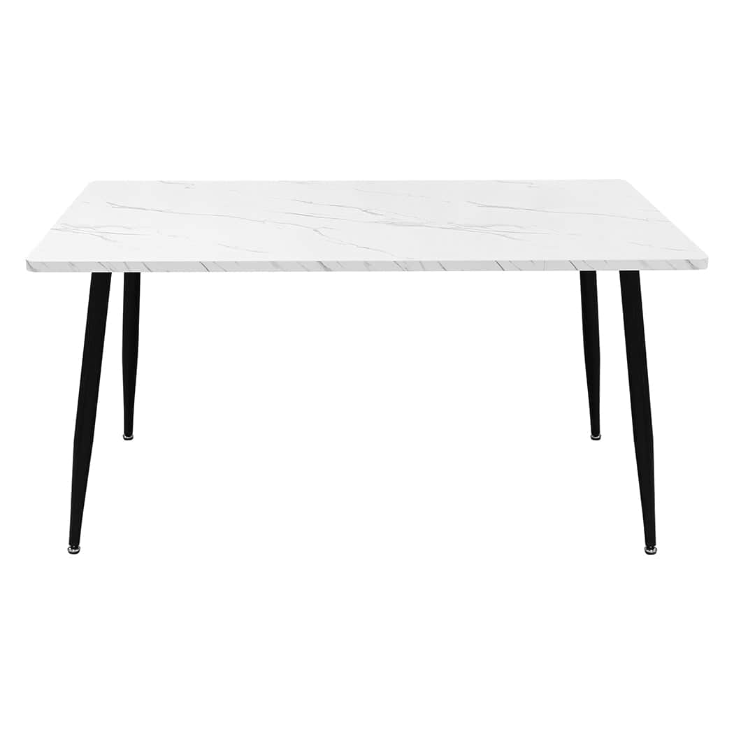 Minimalist Steel Dining Table 4-6 Seater 150cm  Premium Quality Build