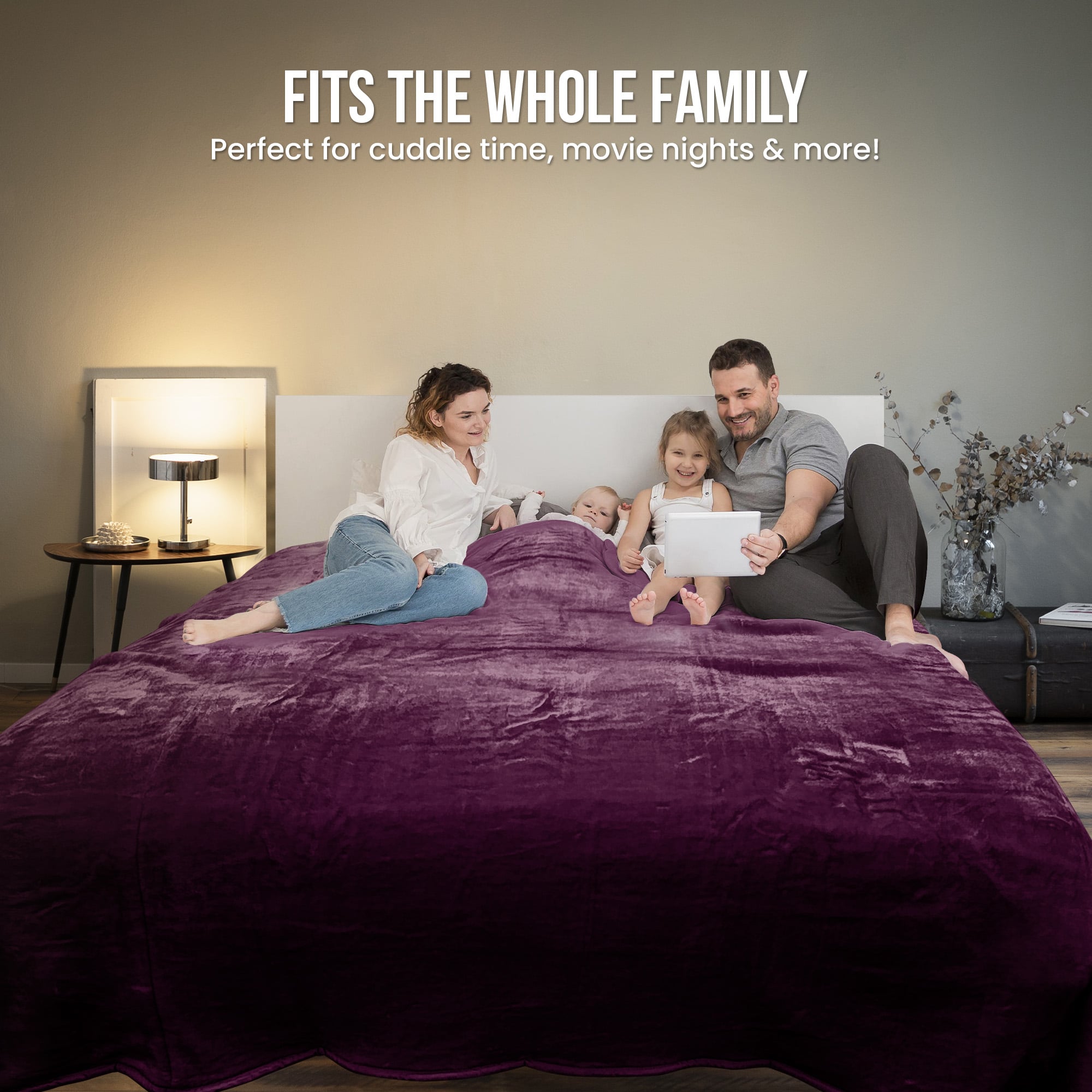 Purple rug 305x305cm, view 7