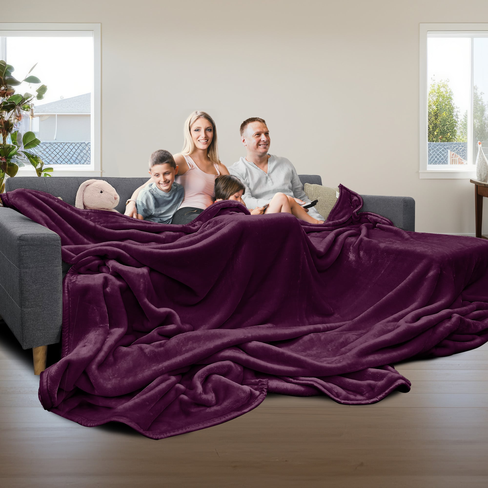 Purple rug 305x305cm, view 10