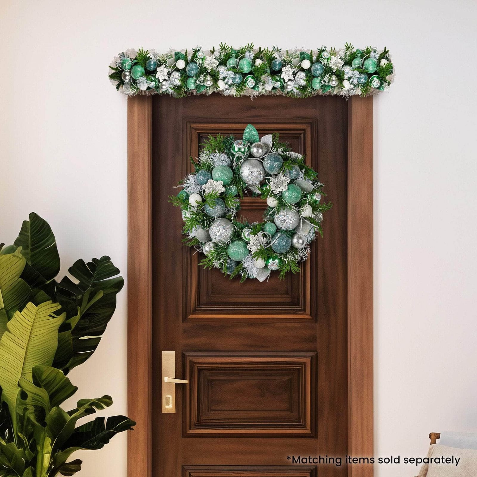 Mint Luxe Christmas Garland - 100cm with dsd