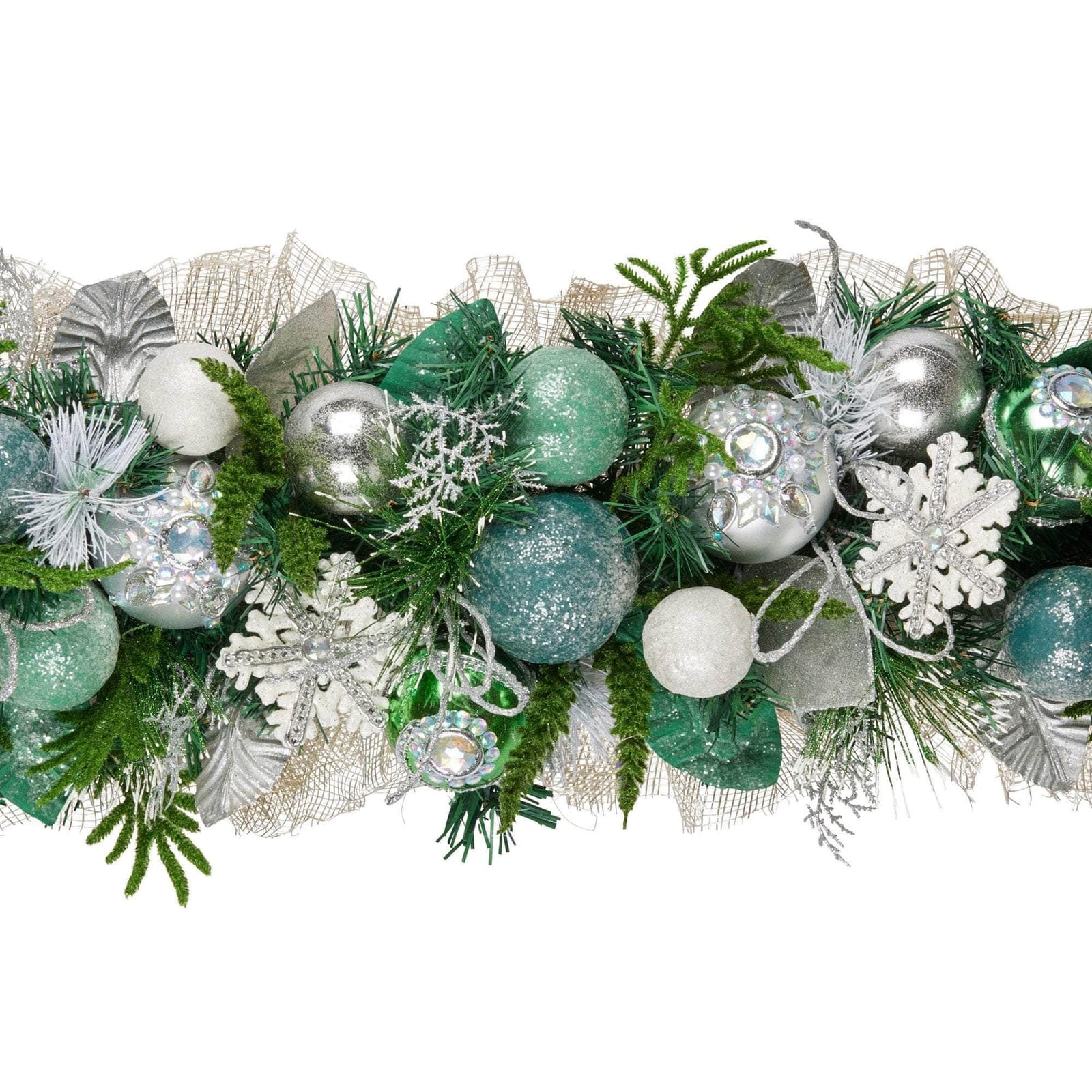100Cm - Mint Luxe Christmas Garland - 100cm