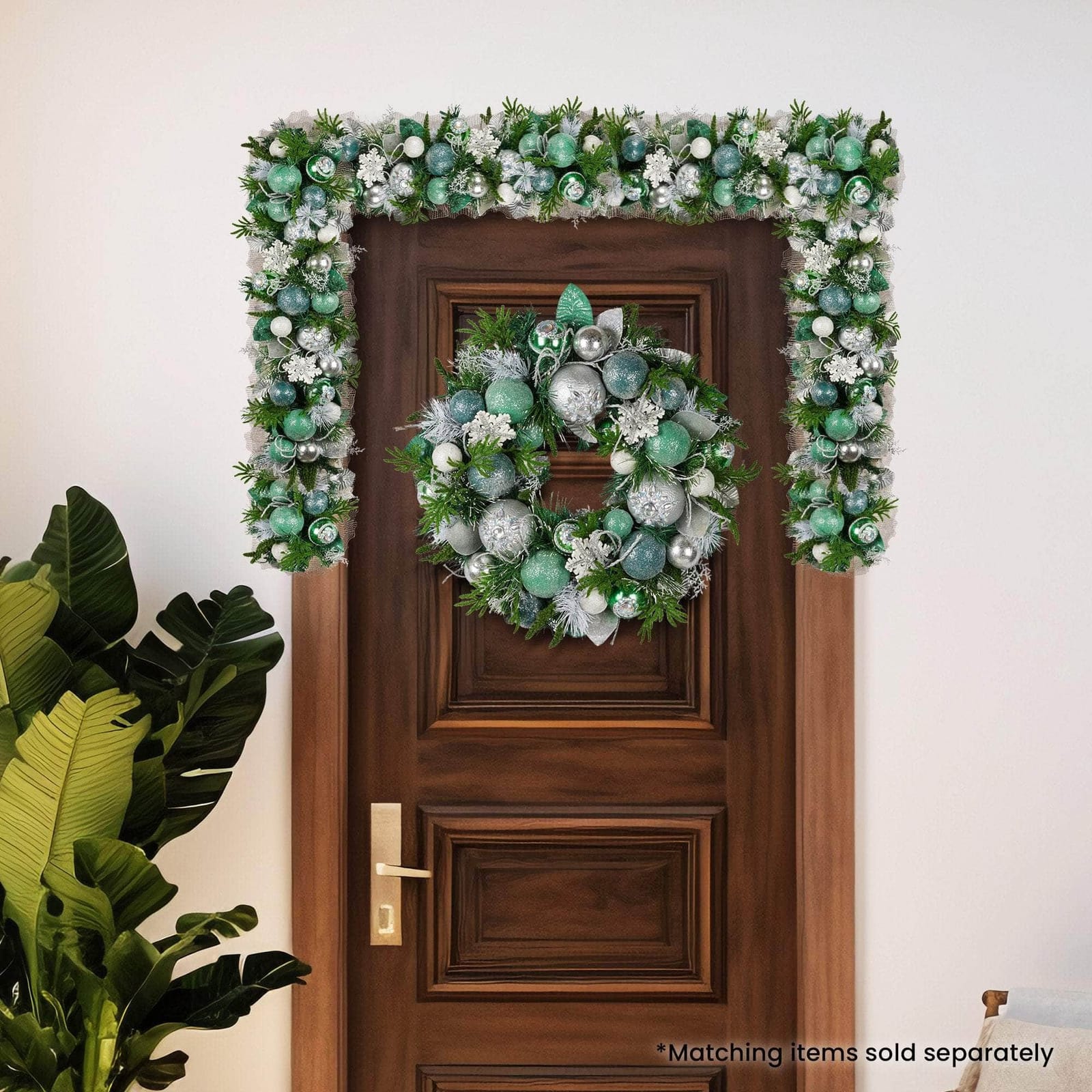 Mint Luxe Christmas Garland - 274cm with dsd