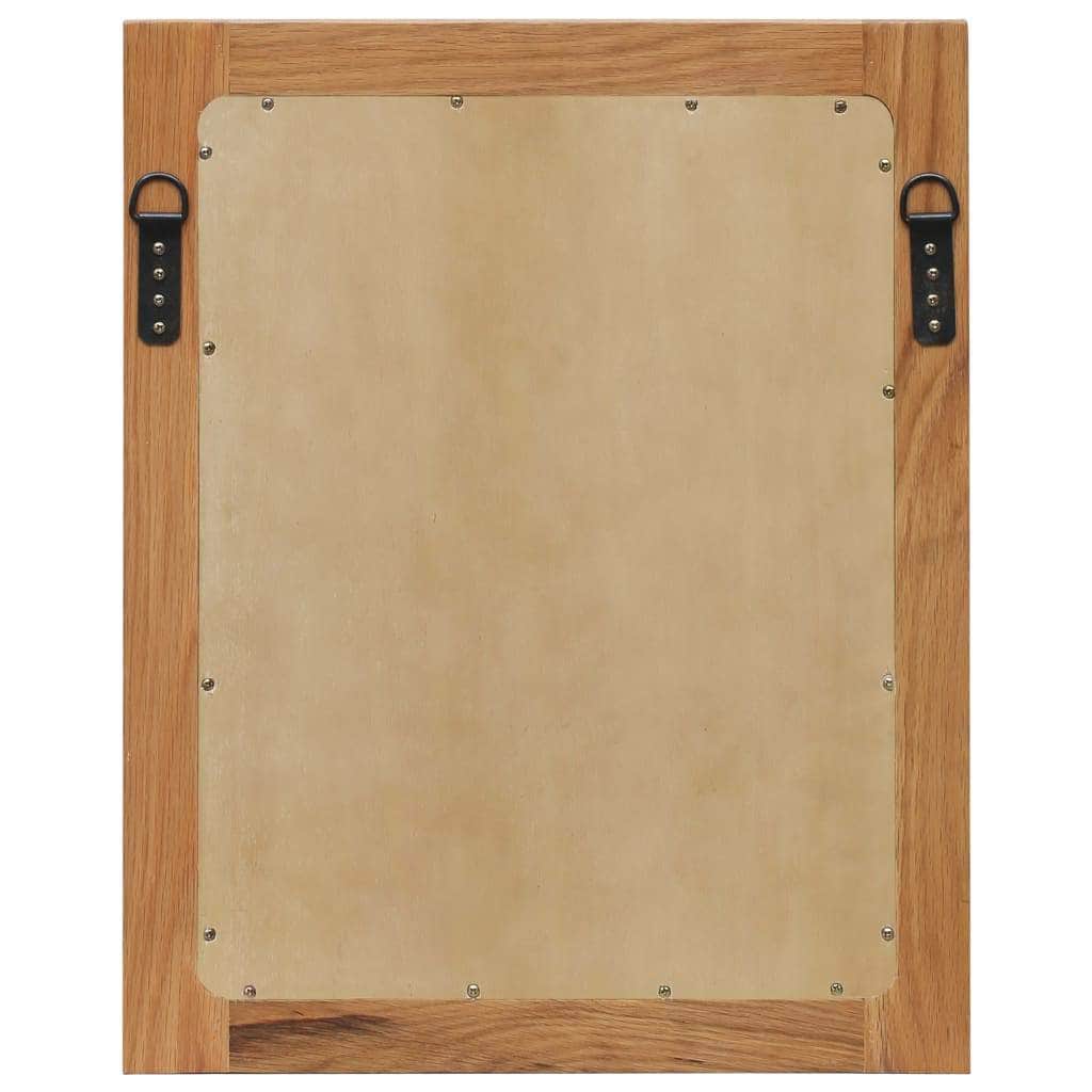 Mirror Solid Frame Oak Wood
