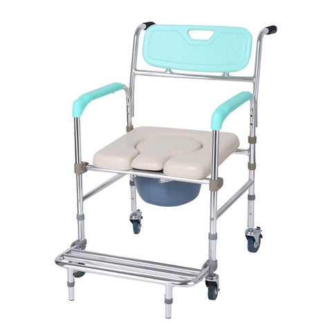 Mobile Commode Chair with Castors