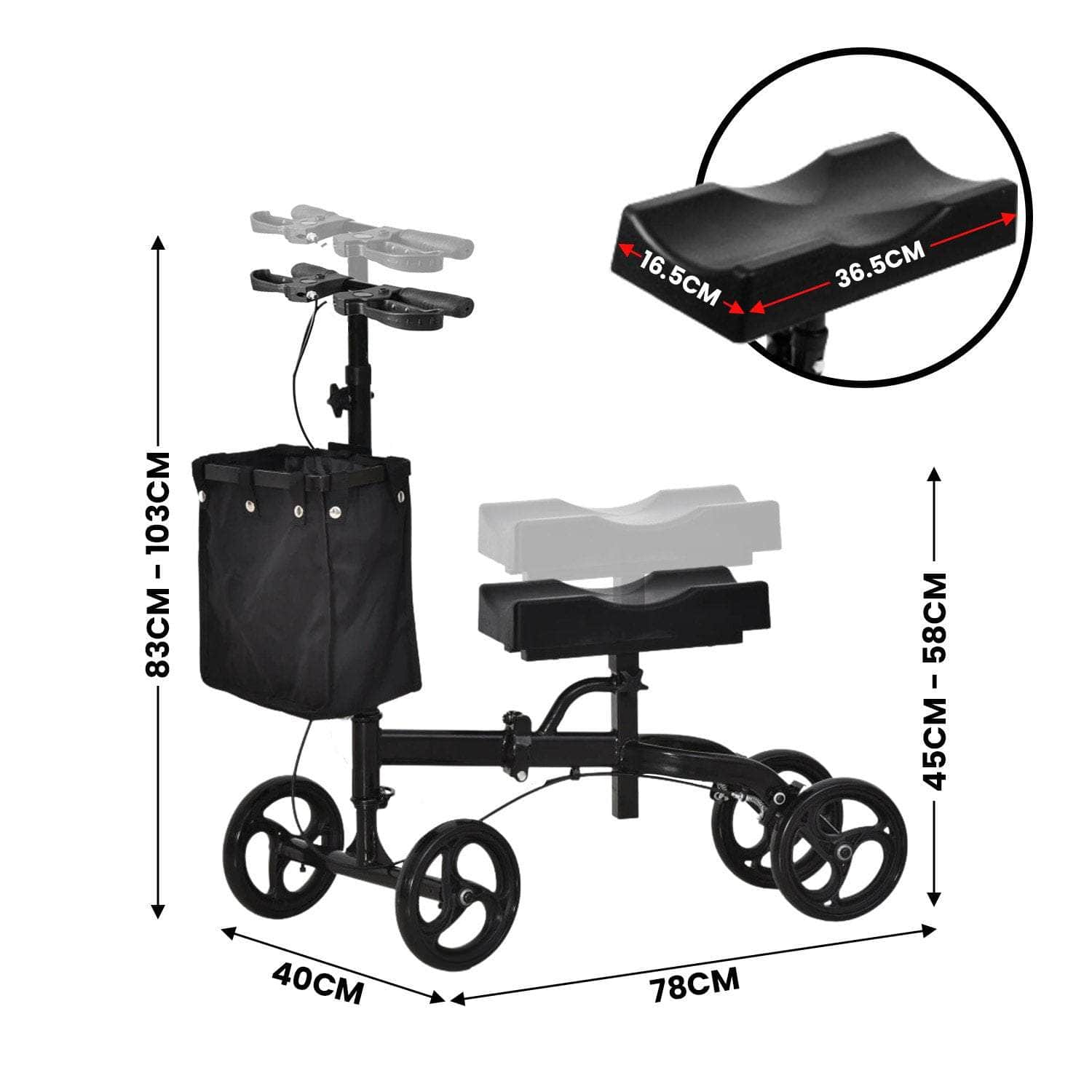 Mobility with Style: Orthonica Knee Walker Scooter