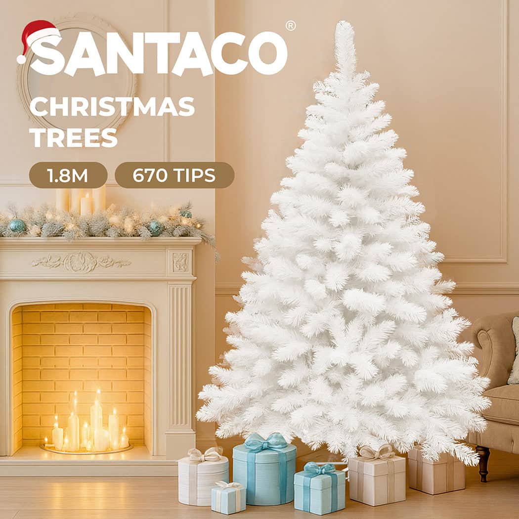 Modern 1.8M 670 Tips White Christmas Tree  Multipurpose Use