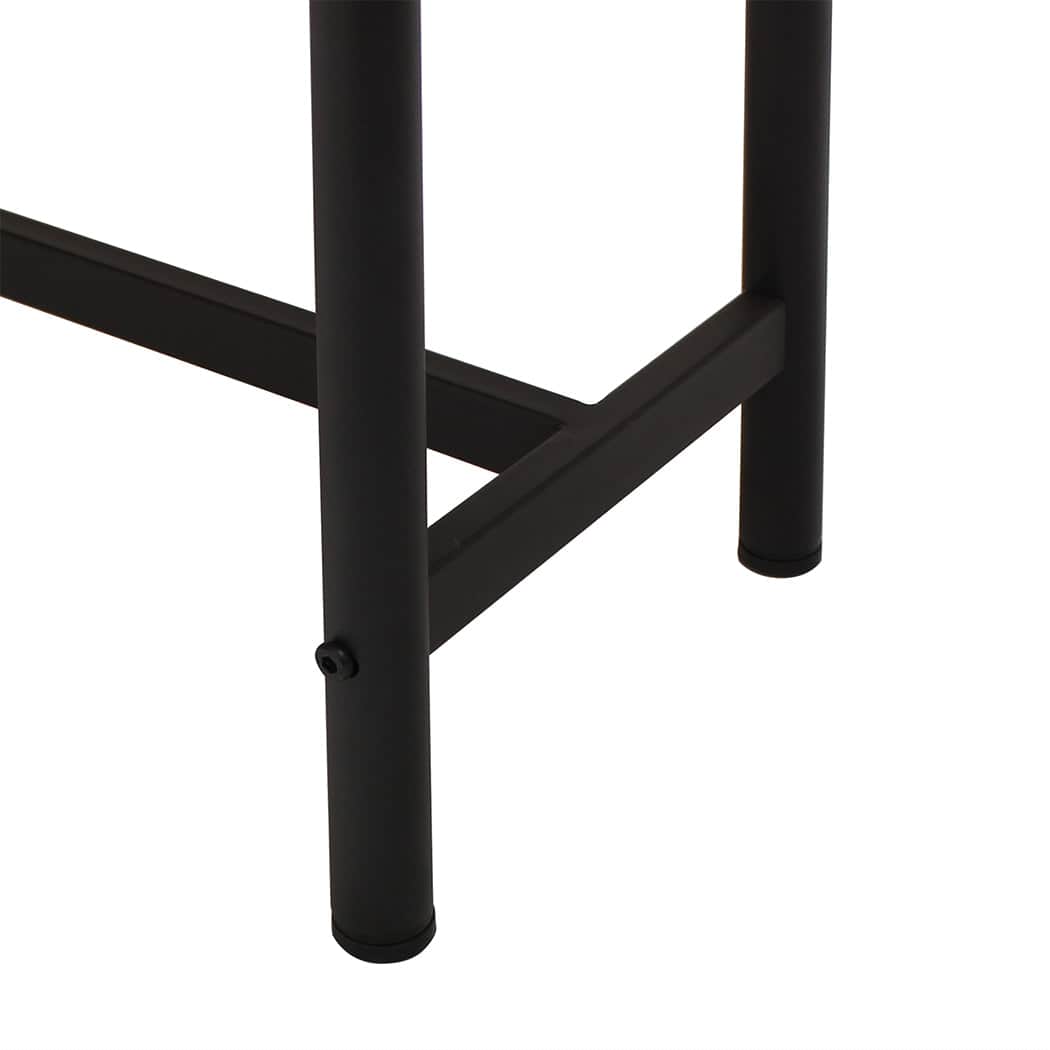 Modern 1x Dining Table +1x Bench Set Steel Home Kitchen Farmhouse