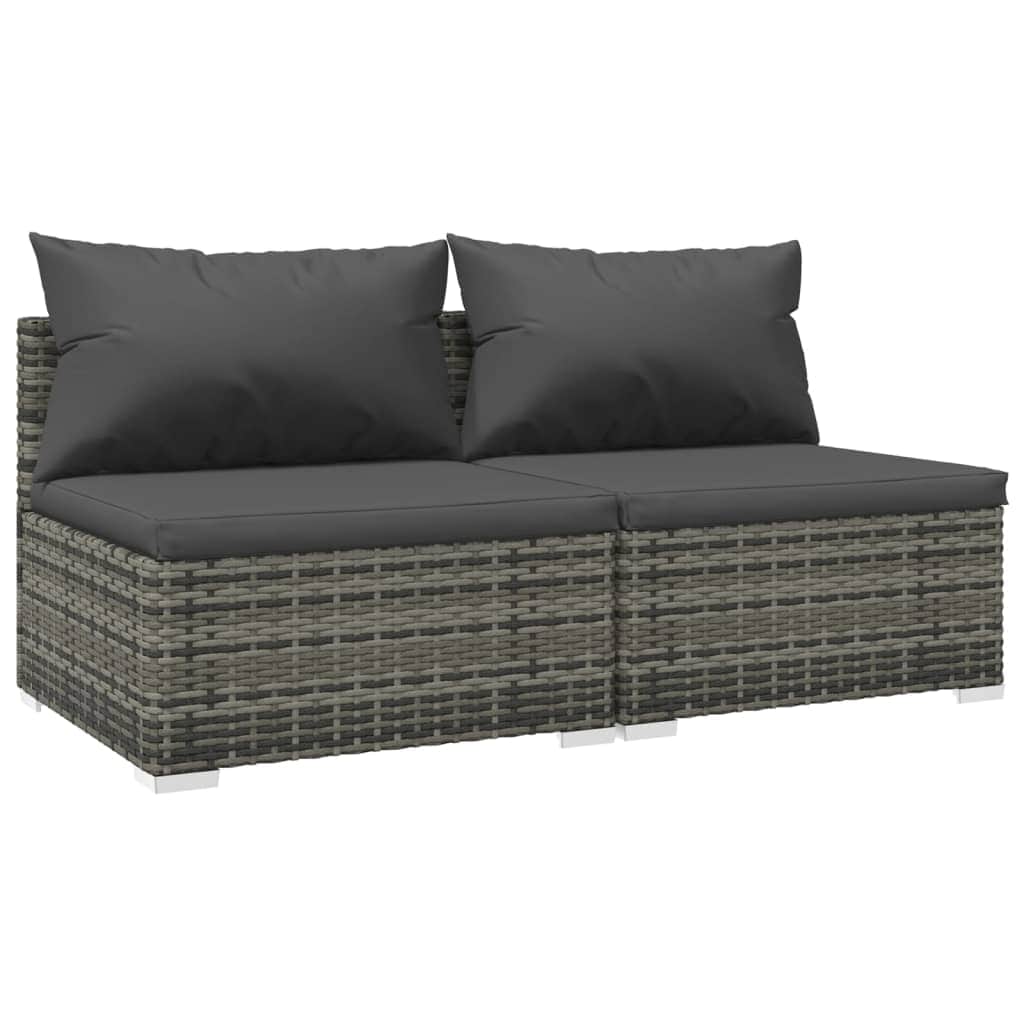Modern 2 Piece Garden Lounge Set Daily Living Essential Garden Leisure