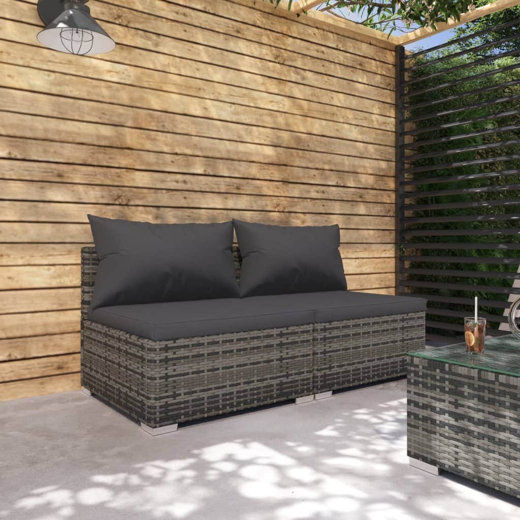 Modern 2 Piece Garden Lounge Set Daily Living Essential Garden Leisure
