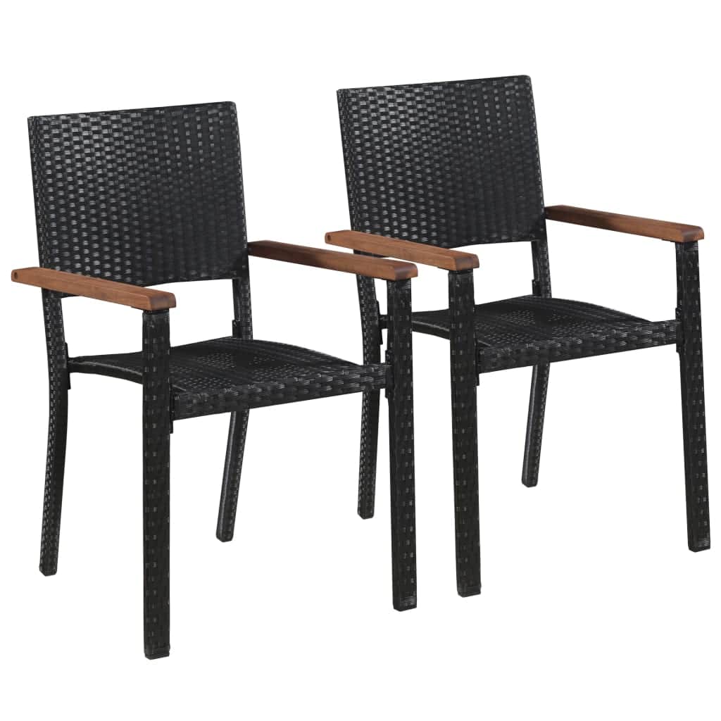 Modern 3 Piece Garden Dining Set Relaxing Seating Garden Leisure