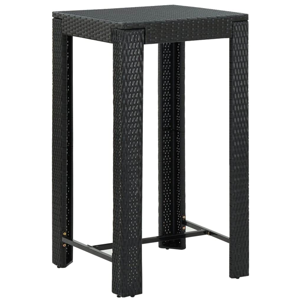 Modern 3 Piece Outdoor Bar Set Home Decor Accent Garden Leisure