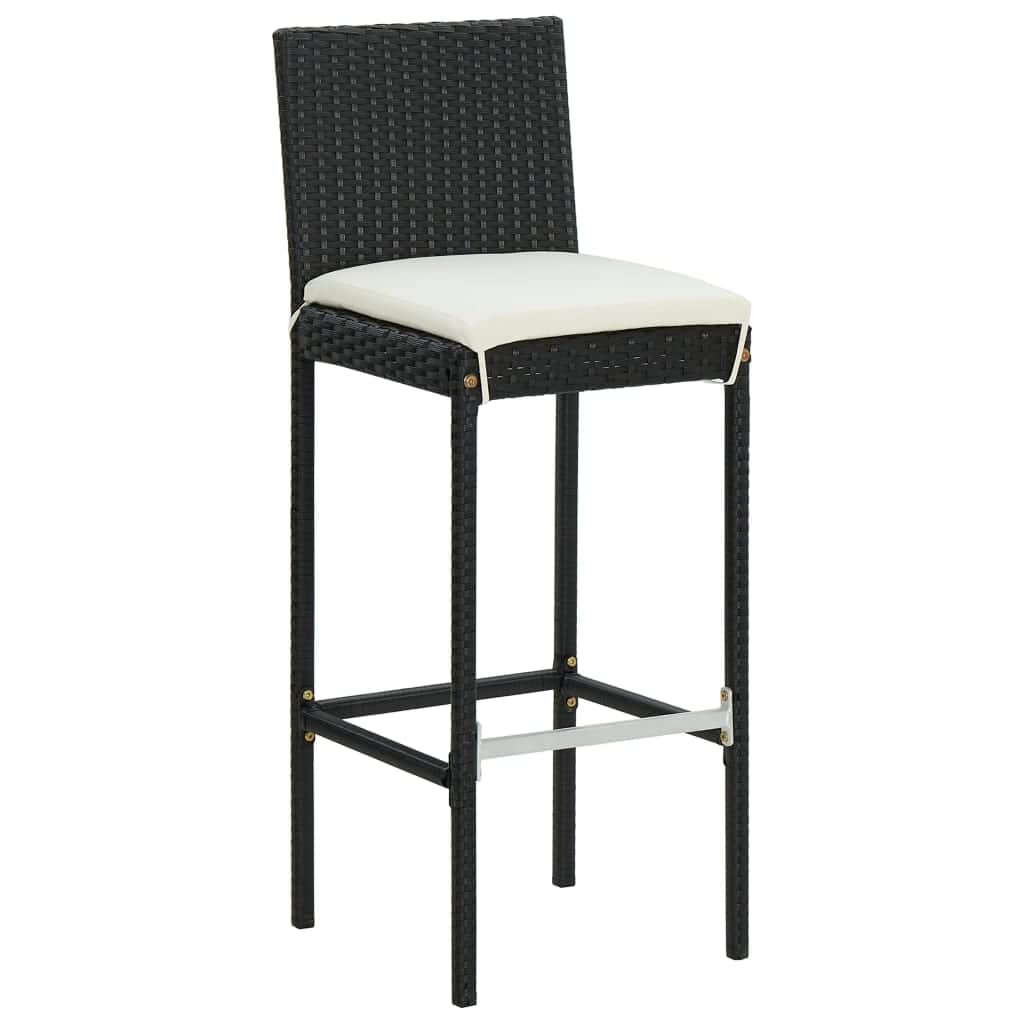 Modern 3 Piece Outdoor Bar Set Home Decor Accent Garden Leisure