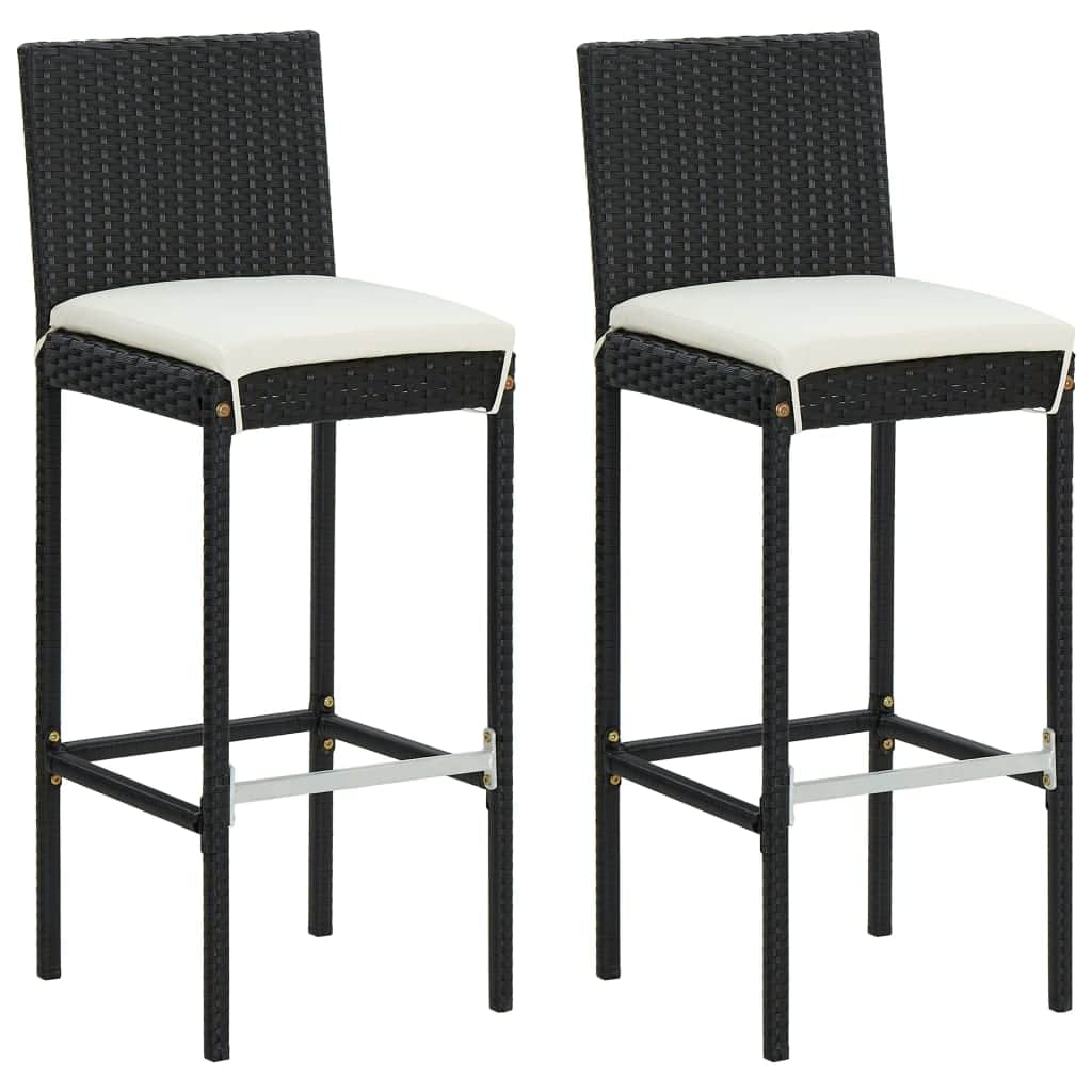 Modern 3 Piece Outdoor Bar Set Home Decor Accent Garden Leisure